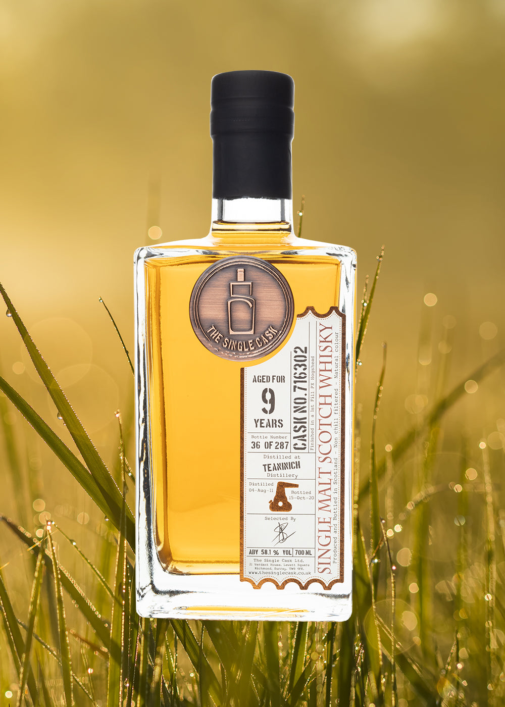 Teaninich 9 Year Old Highland Whisky (cask 716302)
