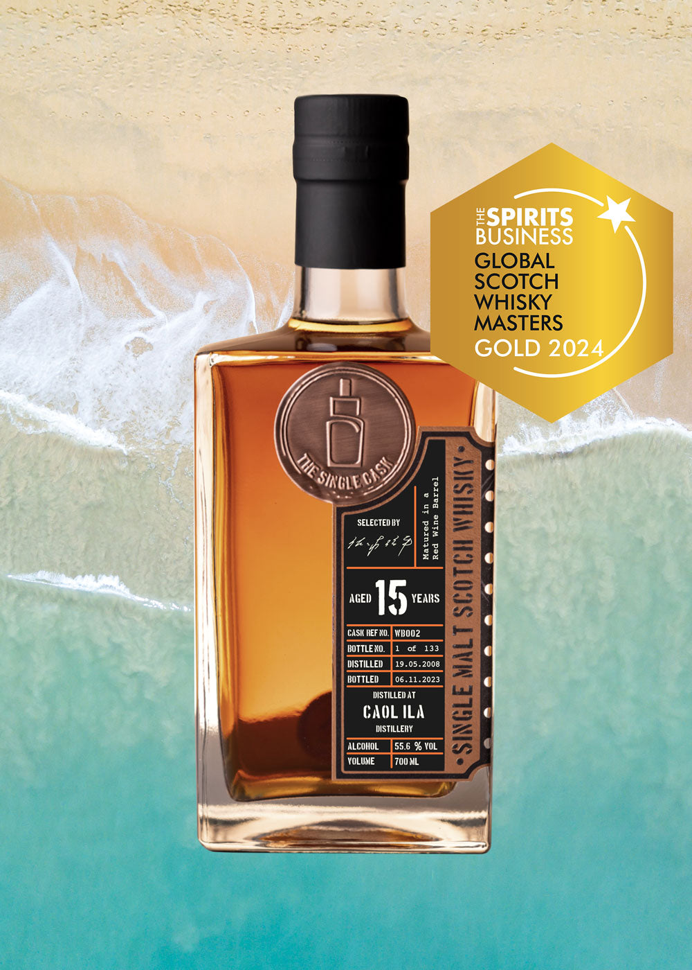 Caol Ila 15 Year Old Islay Whisky (cask WB002)