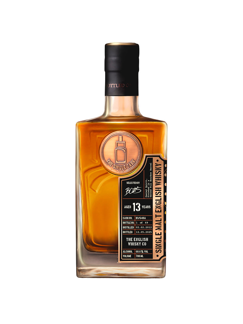 The English Whisky Co 13 year old whisky (cask B1/640A)