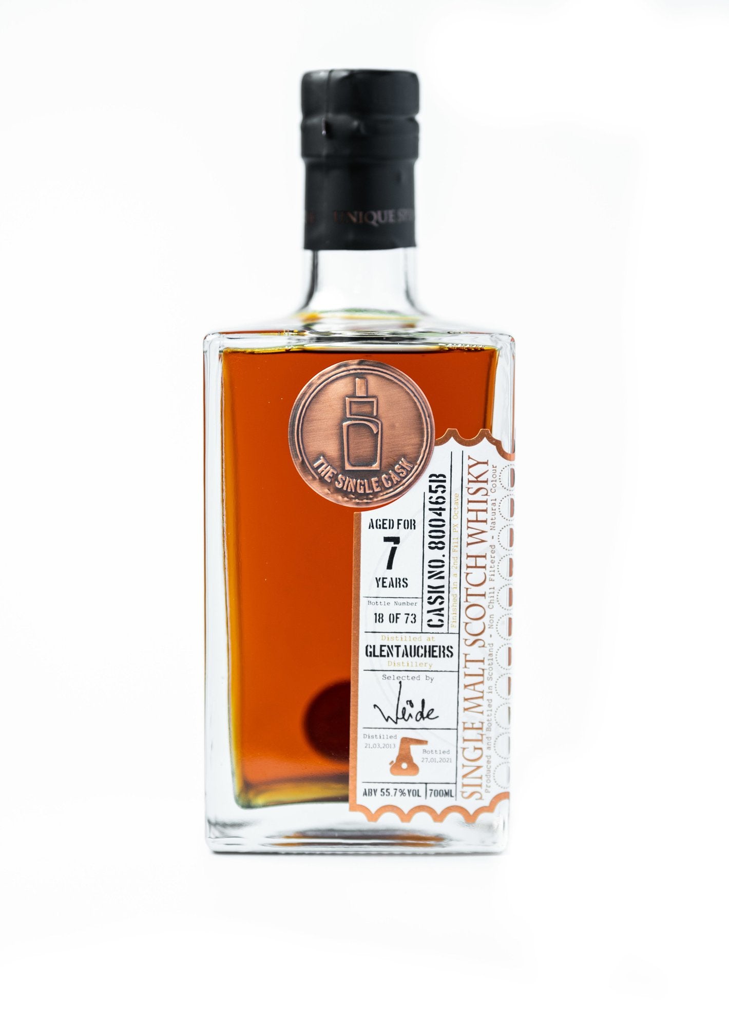Glentauchers 7 years old scotch whisky by The Single Cask independent bottler