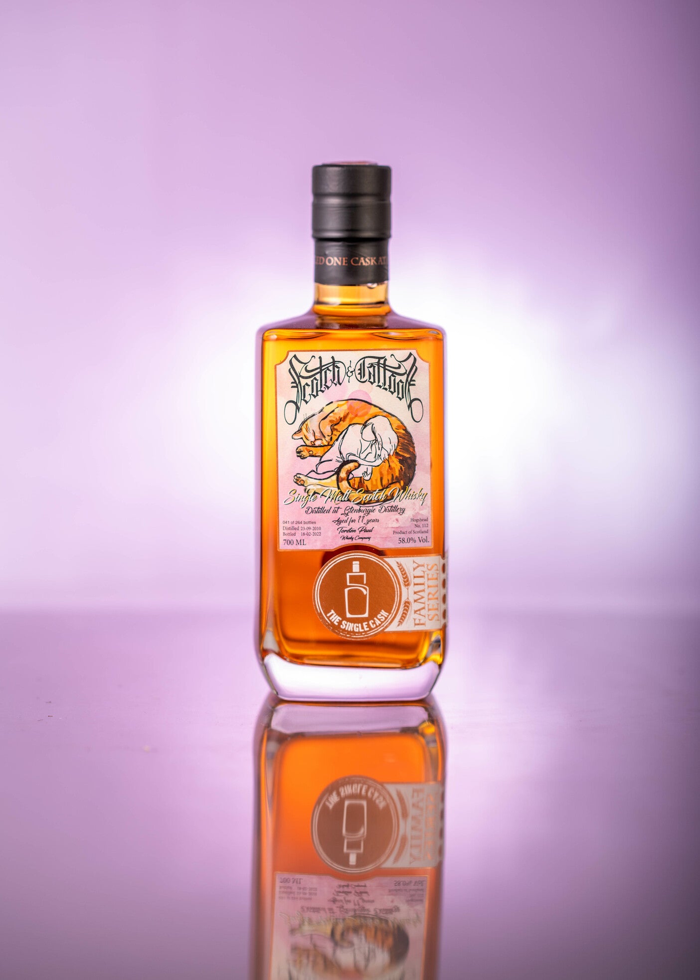 Glenburgie single cask scotch whisky from Scotch and Tattoos