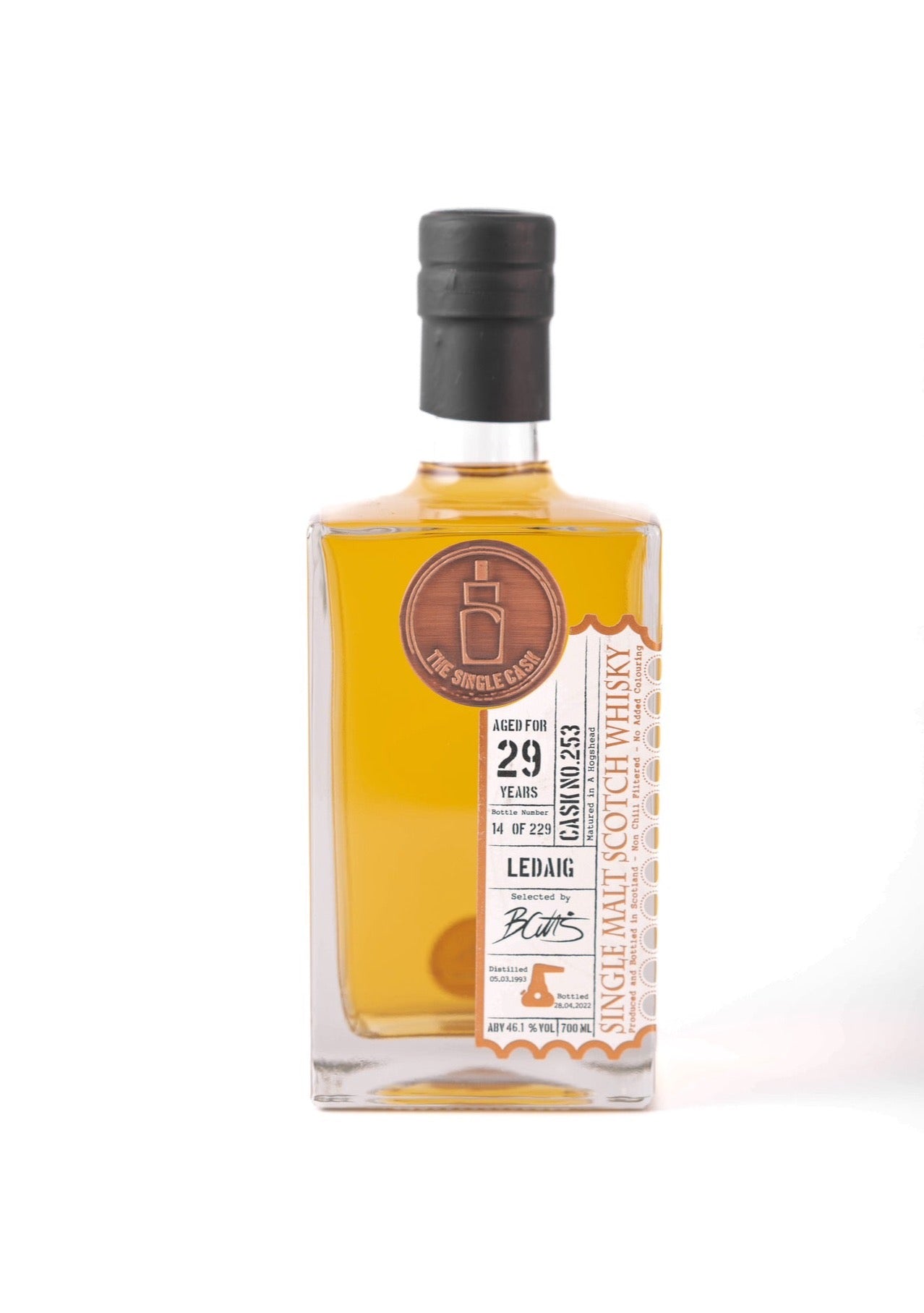 Ledaig 29 years old single cask scotch whisky