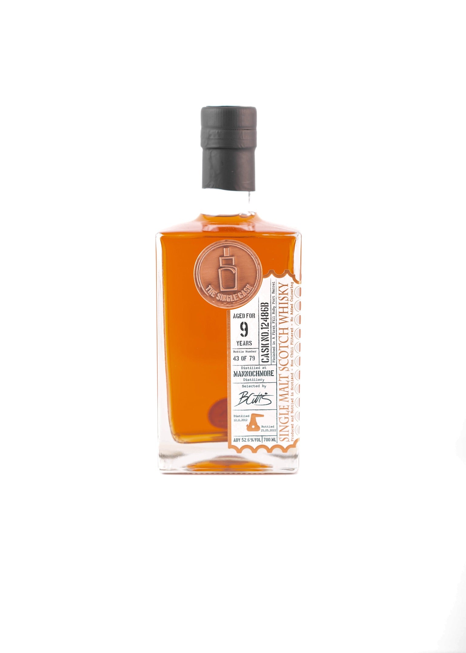 Mannochmore 9 years old single cask scotch whisky