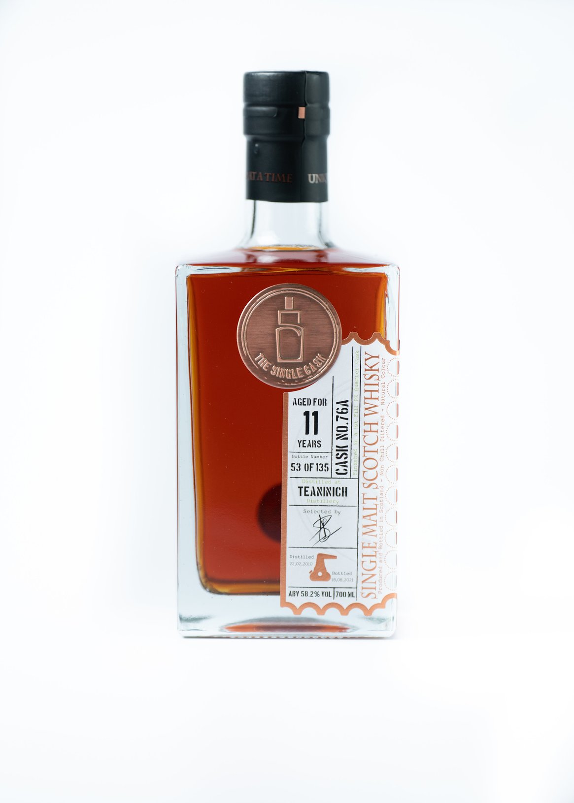 11 years old Teaninich scotch whisky by The Single Cask  Edit alt text