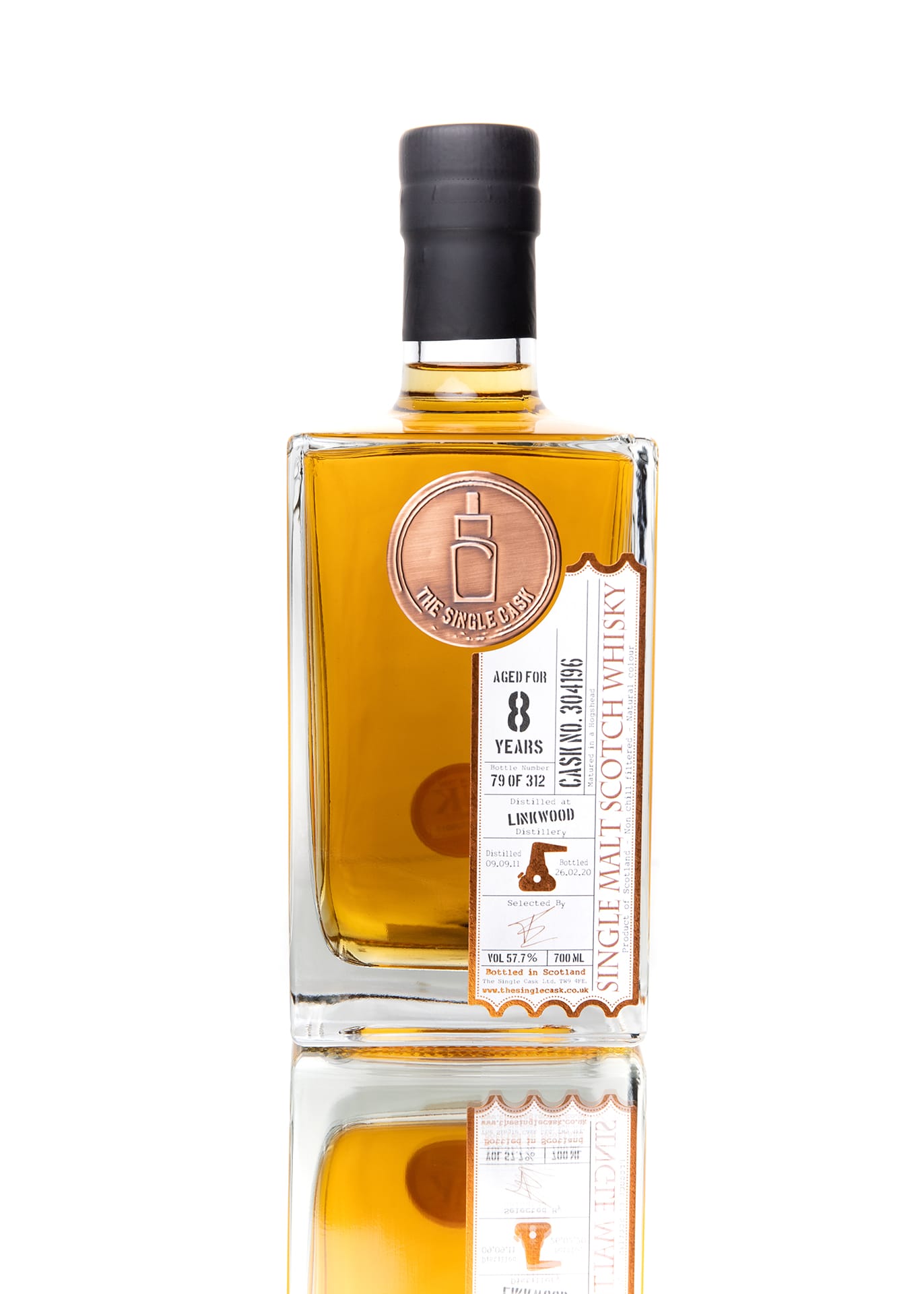 The Single Cask Linkwood 8 Year Single Malt Scotch Whisky