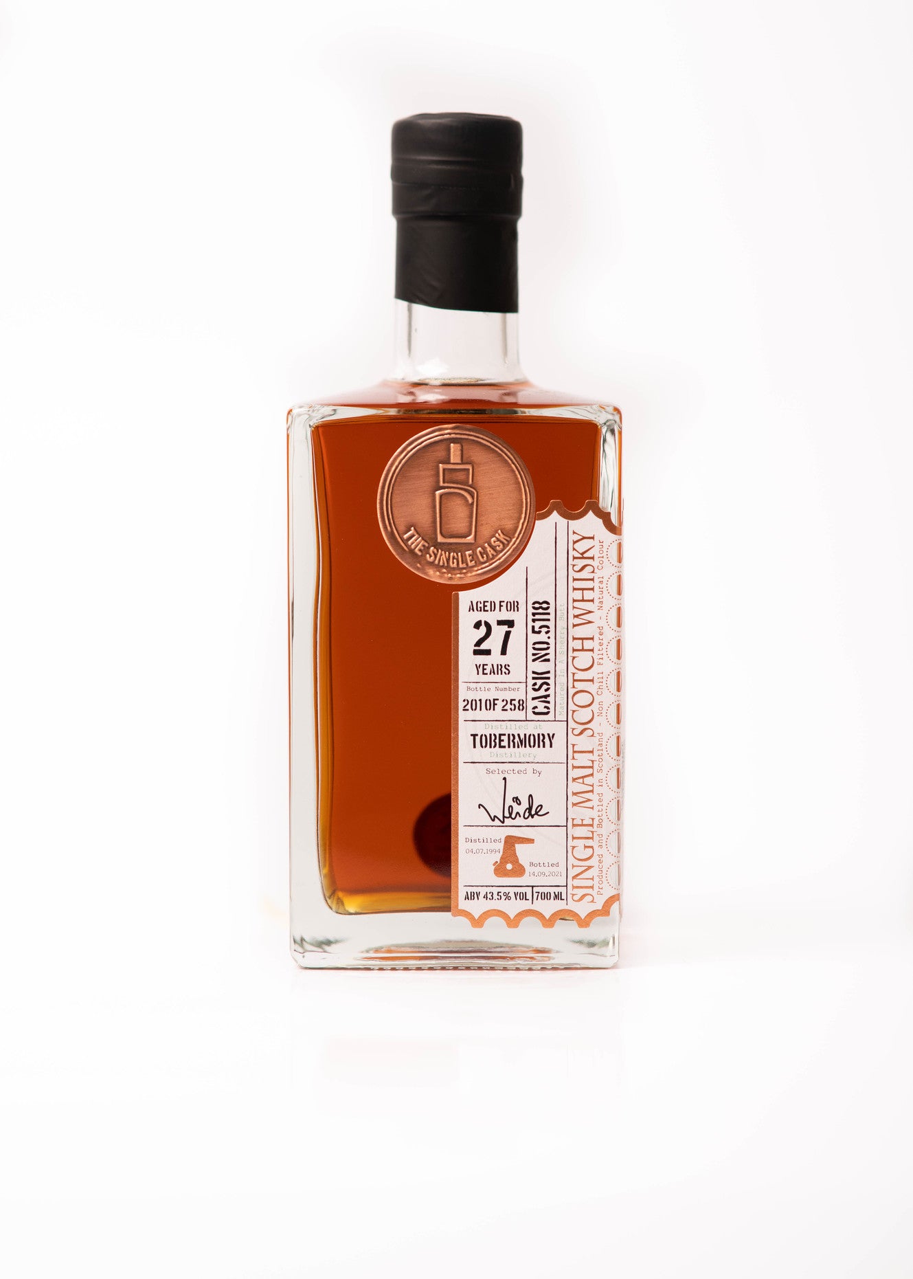 Tobermory 27 years old scotch whisky from The Single Cask