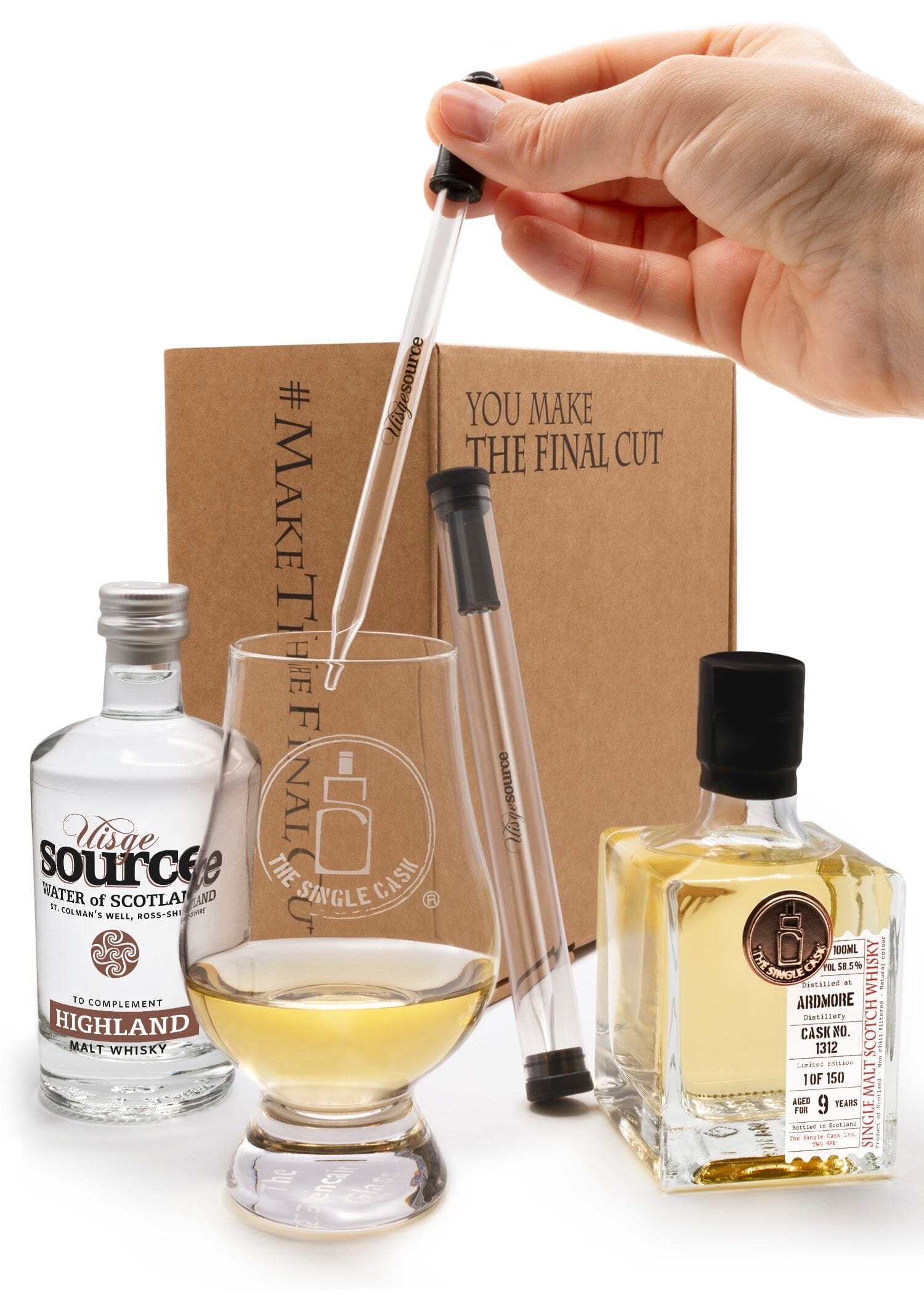 The Final Cut Highland whisky tasting set